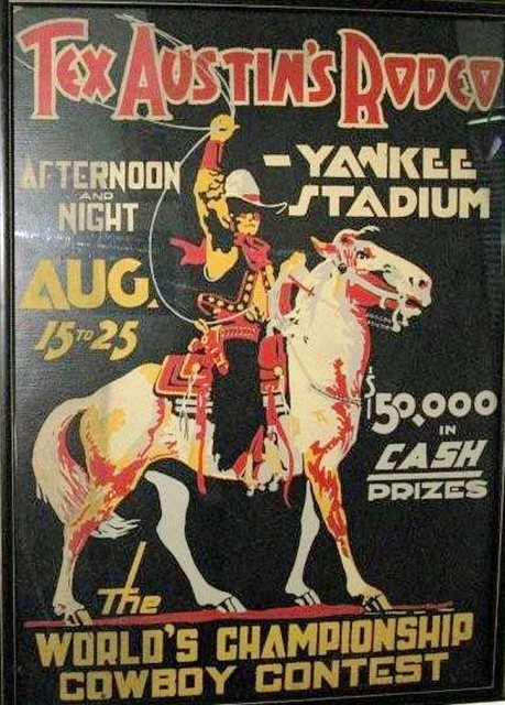 Tex Austin Rodeo Yankee Stadium